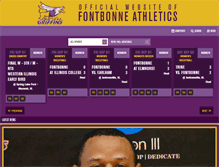 Tablet Screenshot of fontbonnegriffins.com